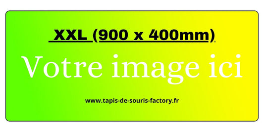 Tapis de souris Personnalisé XXL (900 x 400mm)